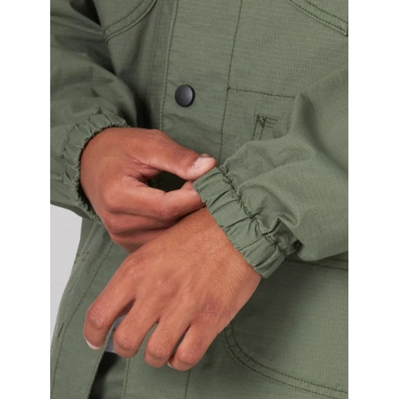 NEW LEE HERITAGE COACHES CHORE JACKET Olive Green Color Men's Large - Picture 11 of 11
